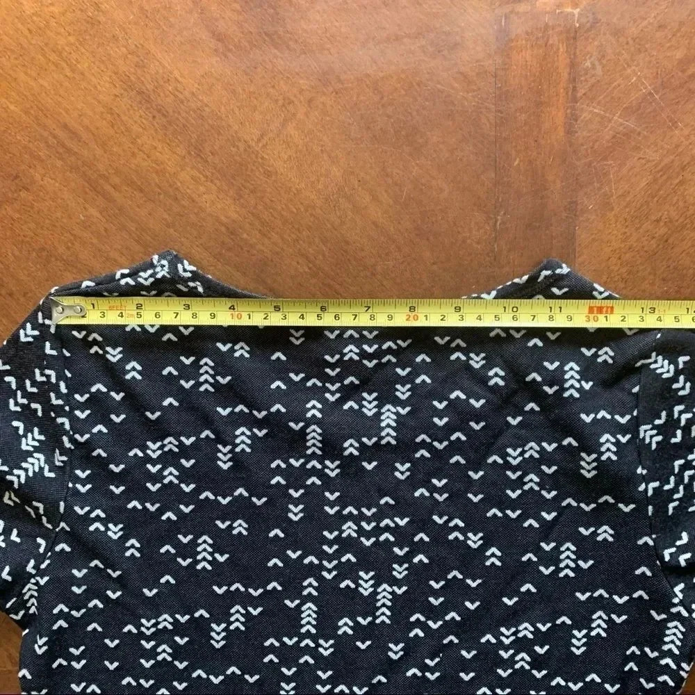 LuLaRoe XXS Julia Dress Black & White Pattern NWT - Picture 10 of 16